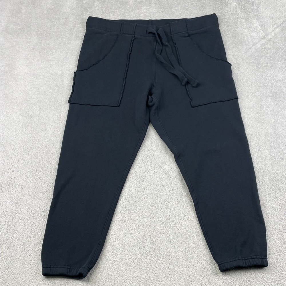 NEW Frank & Eileen M Blue 100% Cotton Tee LAB Women's Joggers Made in USA